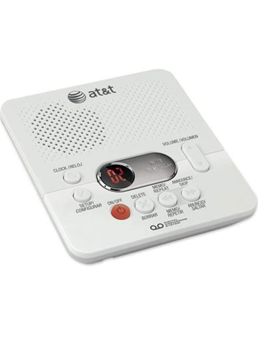 AT&T 1740 Digital Answering Machine System With Timr/Day Stamp